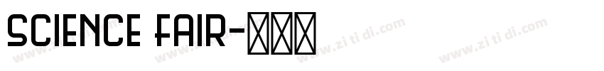 Science Fair字体转换